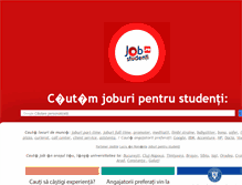 Tablet Screenshot of job-studenti.ro